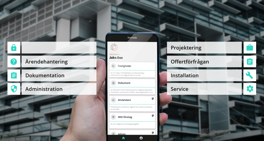 moduler Prosero Digital Access, En nyckelfri framtid